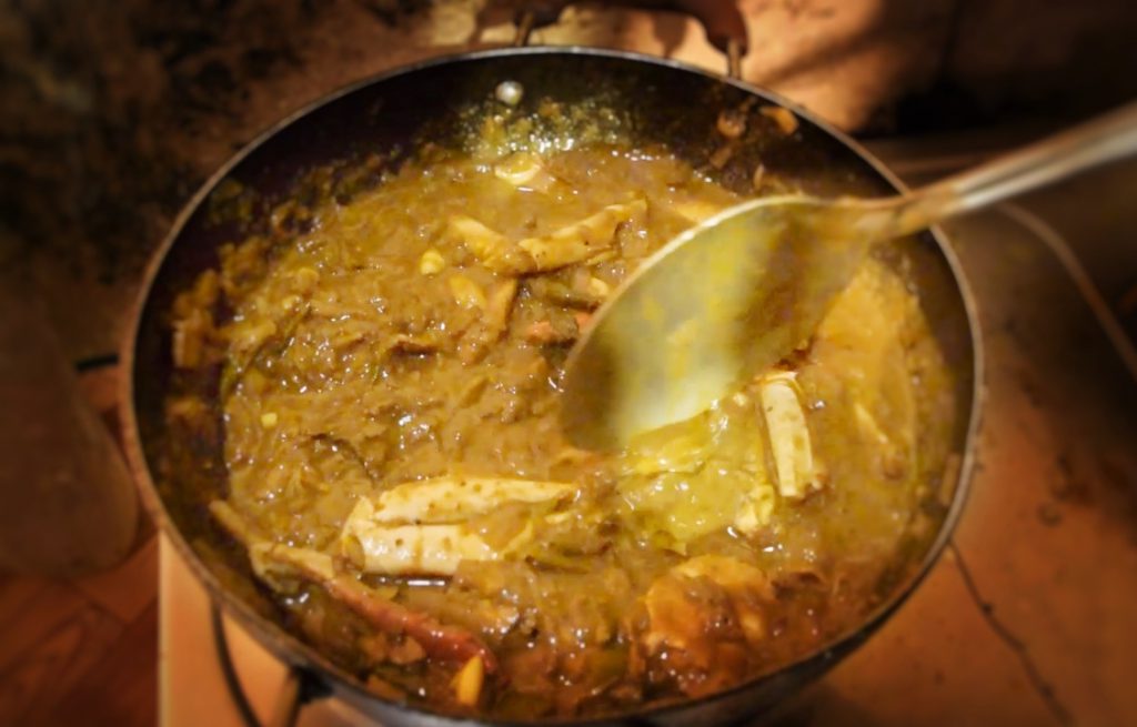 Kerala special crab curry